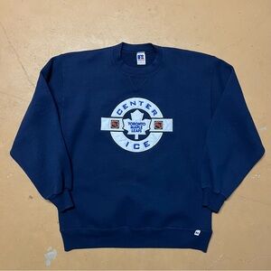 Vintage 90’s Russell Athletic Made in USA Toronto Maple Leafs Crewneck L
